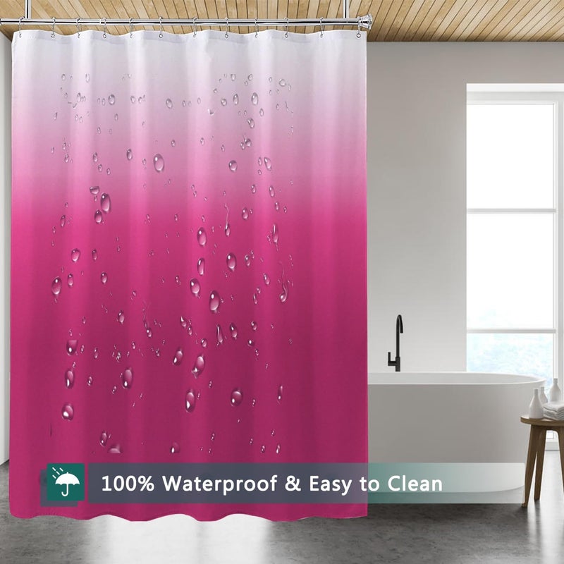 jssablo Shower Curtain Liner, 100% Waterproof Peva Shower Curtains with 3 Duty Heavy Bottom Magnets and 12 Rust Proof Grommets, 72x72 Weighted Shower Liner for Shower Stall, Bathtubs - Image 4
